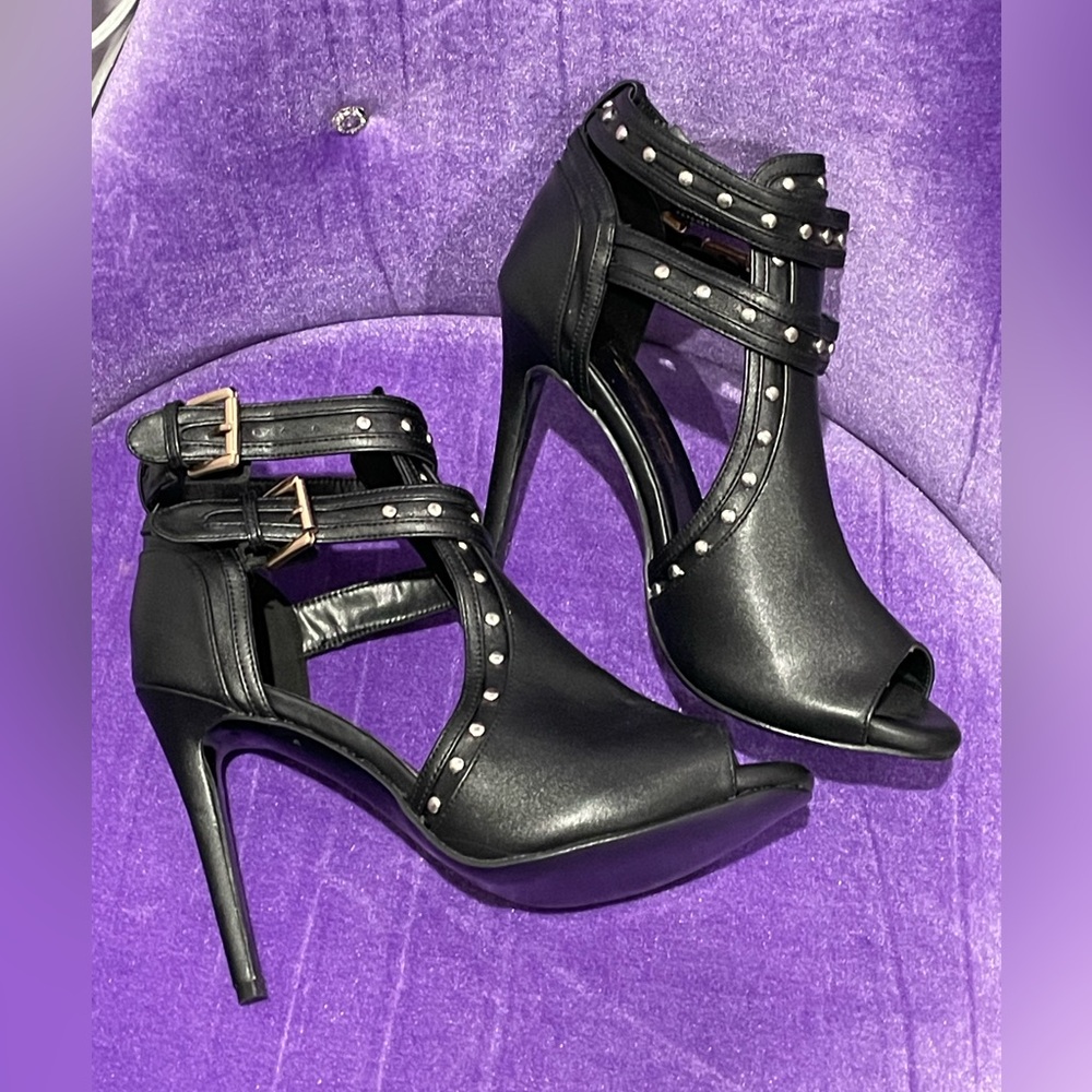 XYD Studded Women's Heels Boots